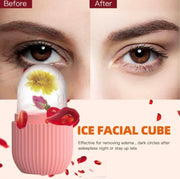Ice Facial Cure Roller Silicone Massager – Big Ice Roller for Face Glow, Wrinkle Removal & Skin Massage Tool
