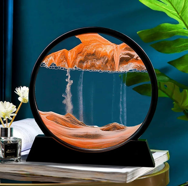Sand Lamp 3D Moving Sandscapes - Moving Sand Art - Hourglass Sand Timer - Night Lamp