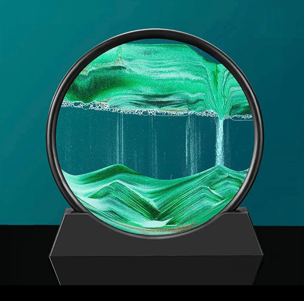 Sand Lamp 3D Moving Sandscapes - Moving Sand Art - Hourglass Sand Timer - Night Lamp