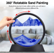 Sand Lamp 3D Moving Sandscapes - Moving Sand Art - Hourglass Sand Timer - Night Lamp
